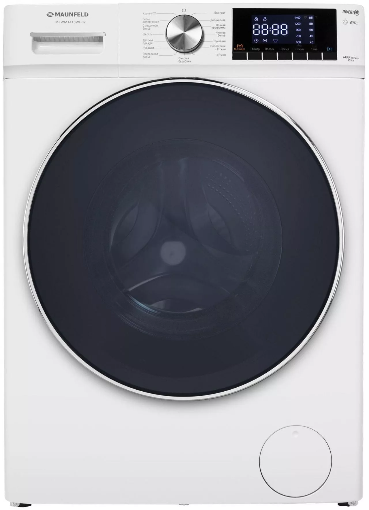 Стиральная машина c инвертором MAUNFELD MFWM1410WH02 RU
