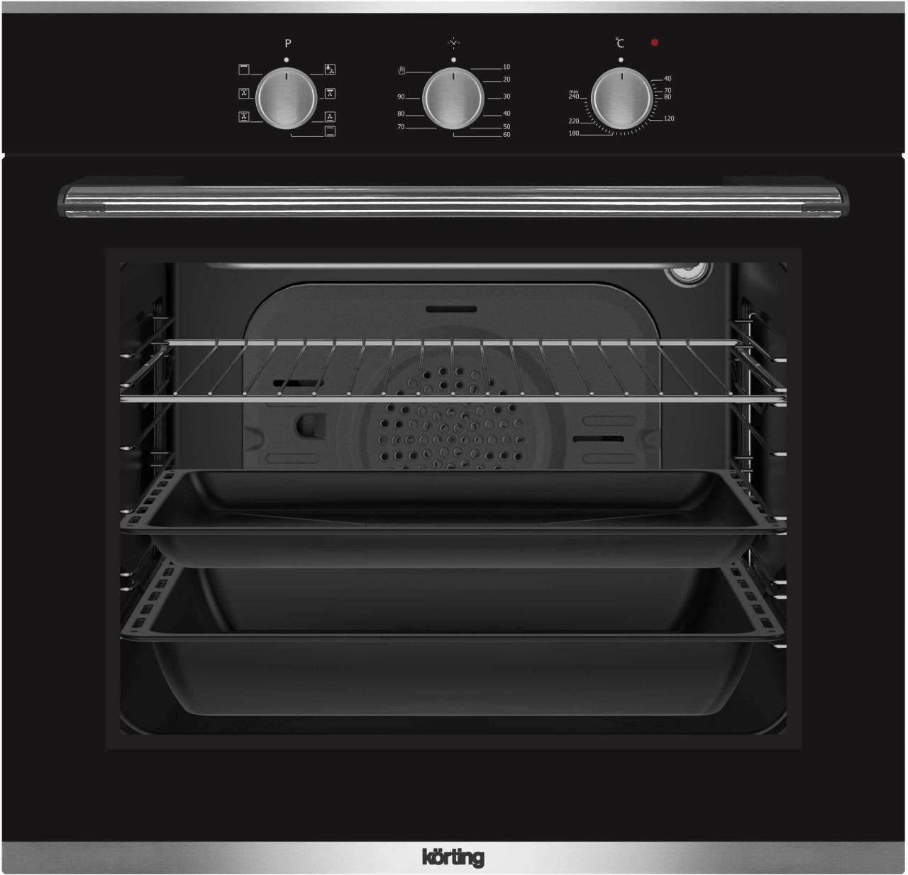 Электрический духовой шкаф Korting OKB 370 CMX RU, черный